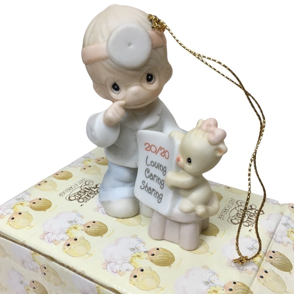 PRECIOUS MOMENTS Vintage Doctor Ornament 20 Years & The Vision’s Still The Same